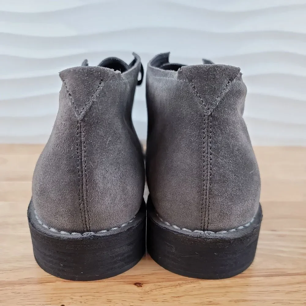 John Varvatos Star USA D Mens Size 13 Gray Suede Leather Chukka Desert Boots - Picture 10 of 16
